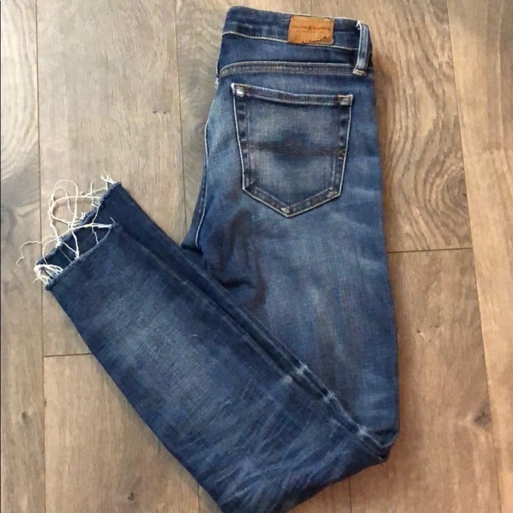 Ralph Lauren Skinny ankle cut off jeans low rise